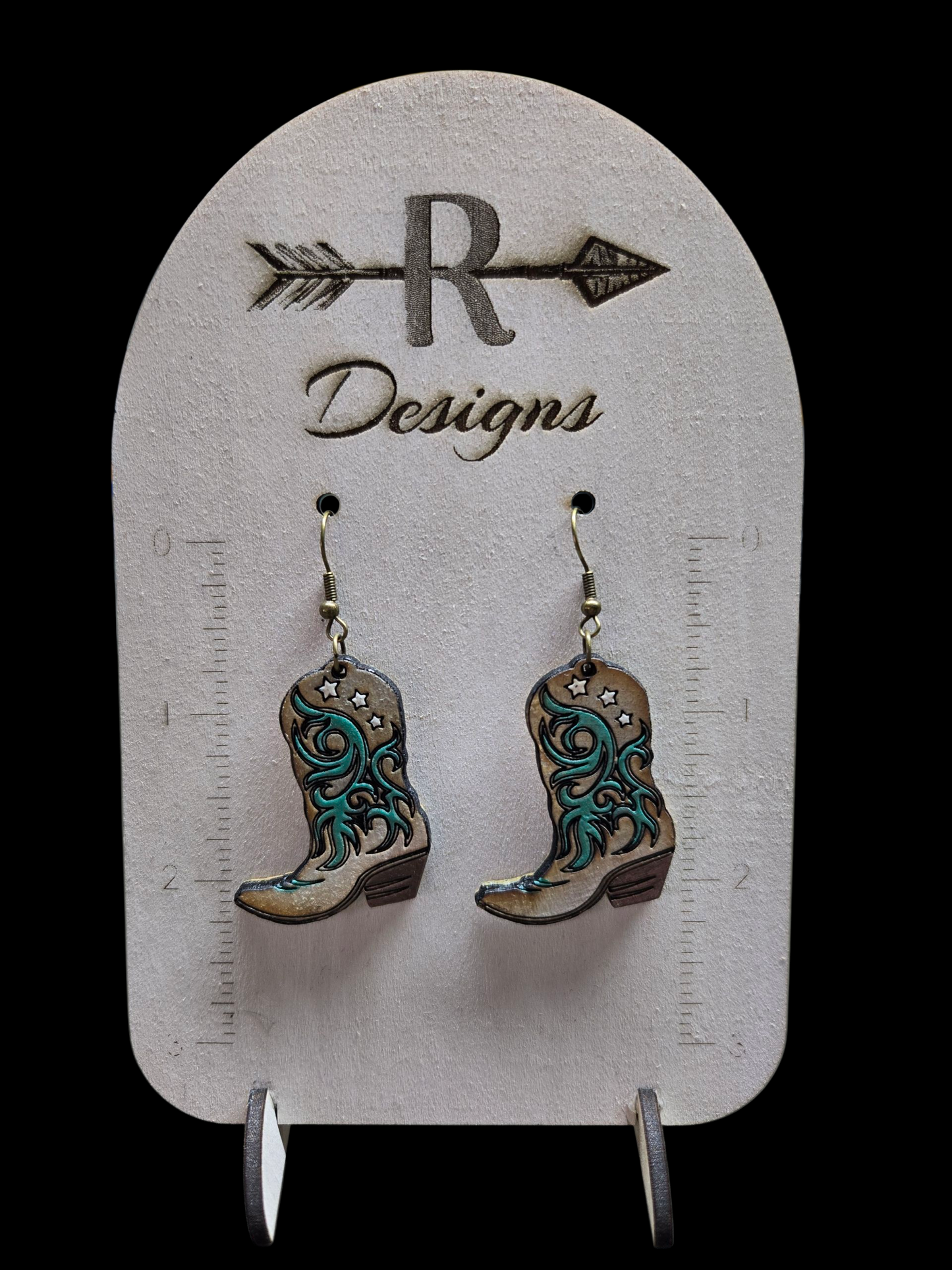 Teal Western Boots