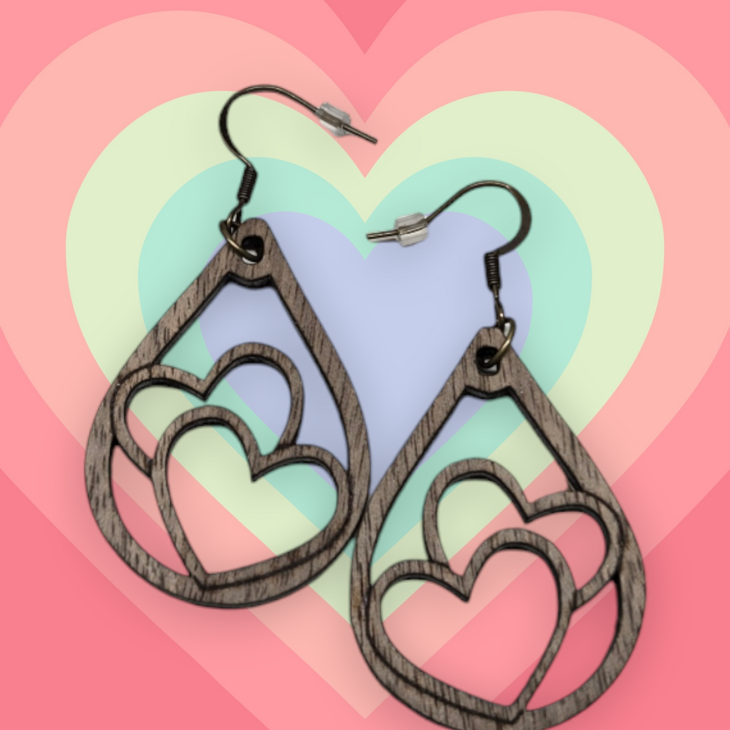 Double Heart Teardrop